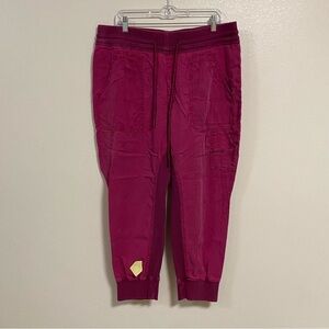 By Anthropologie Joggers Women’s Size XL Berry The Nomad Jogger Pants